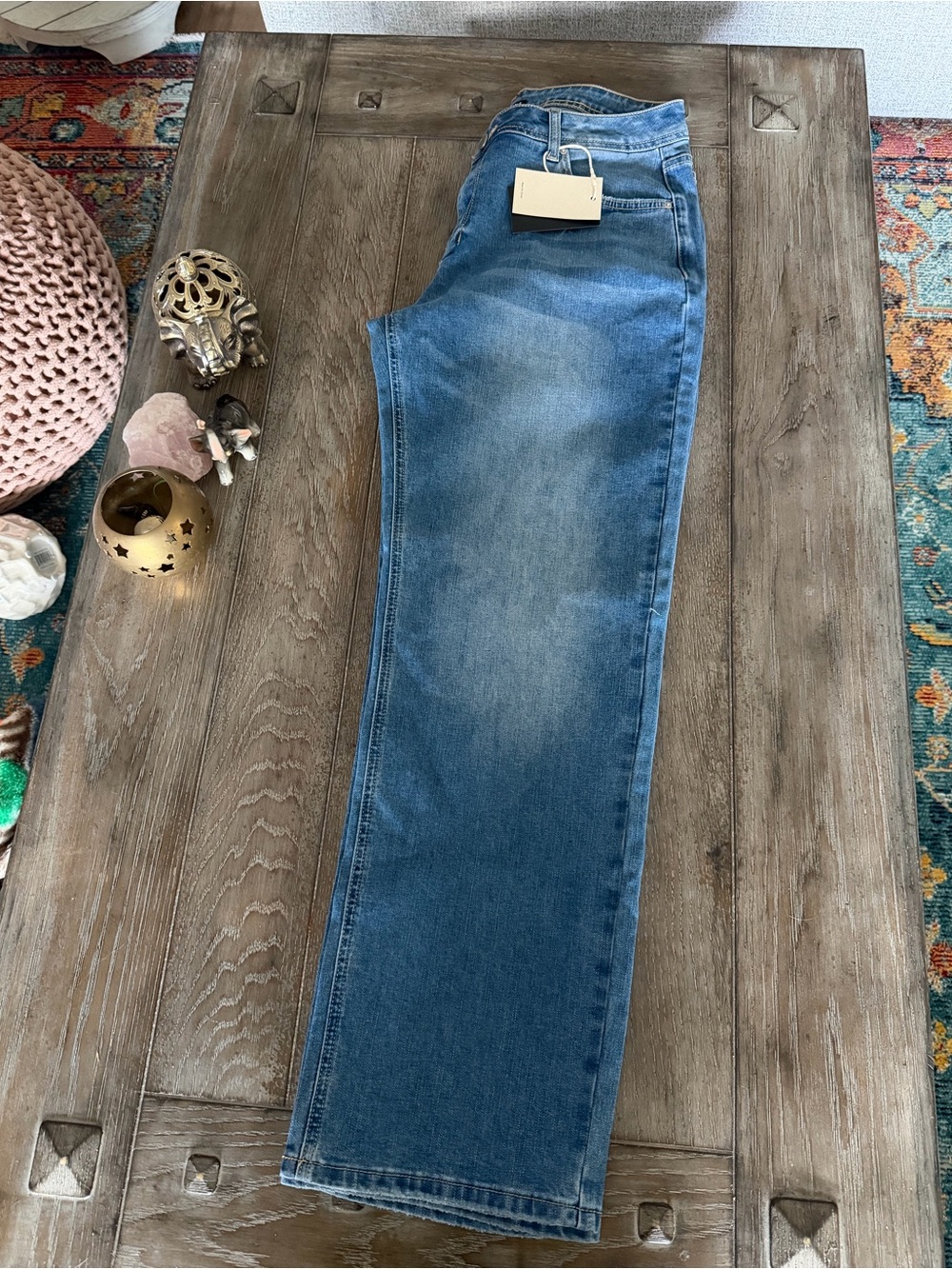 Flamingoals Blue Denim Jeans - Classic Medium Wash - Picture 7 of 10